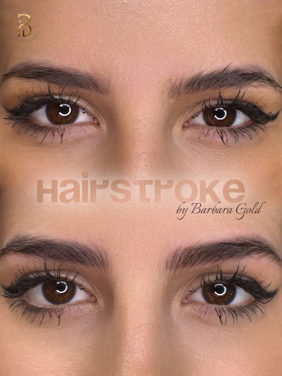 Servicios de micropigmentación: Cejas antes y después con técnica pelo a pelo