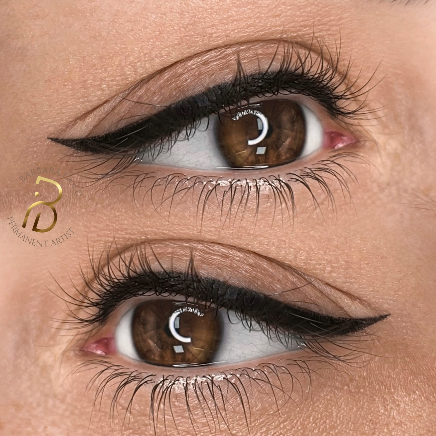Eyeliner permanente en ambos ojos